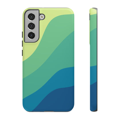 Coastal Green Wave Tough Phone Case