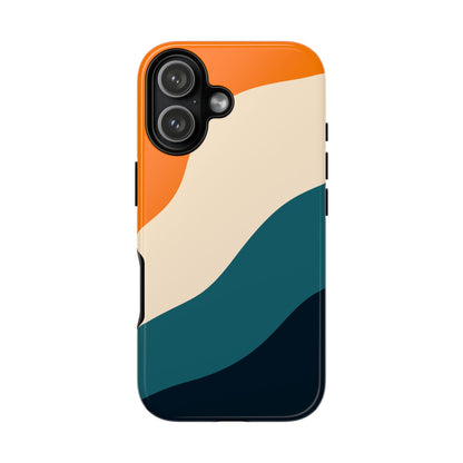 Blue Tide Wave Tough Phone Case