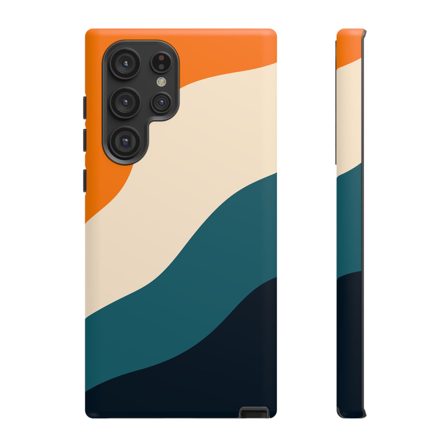 Blue Tide Wave Tough Phone Case