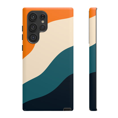Blue Tide Wave Tough Phone Case