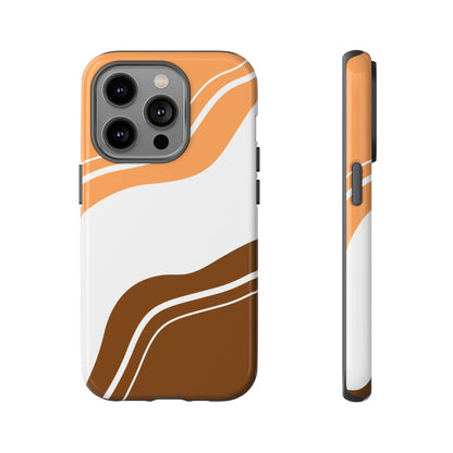 Caramel Cream Wave Tough Phone Case
