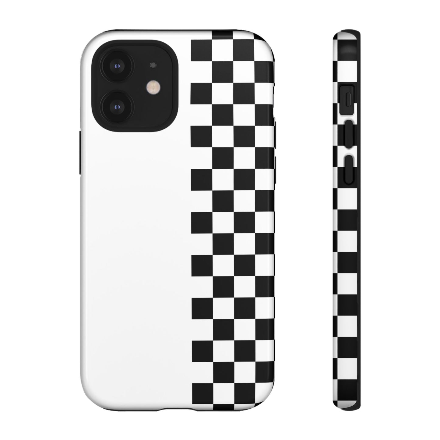 Checker Stripe Tough Phone Case