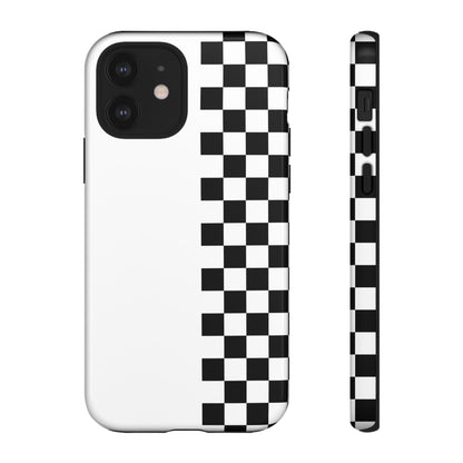Checker Stripe Tough Phone Case