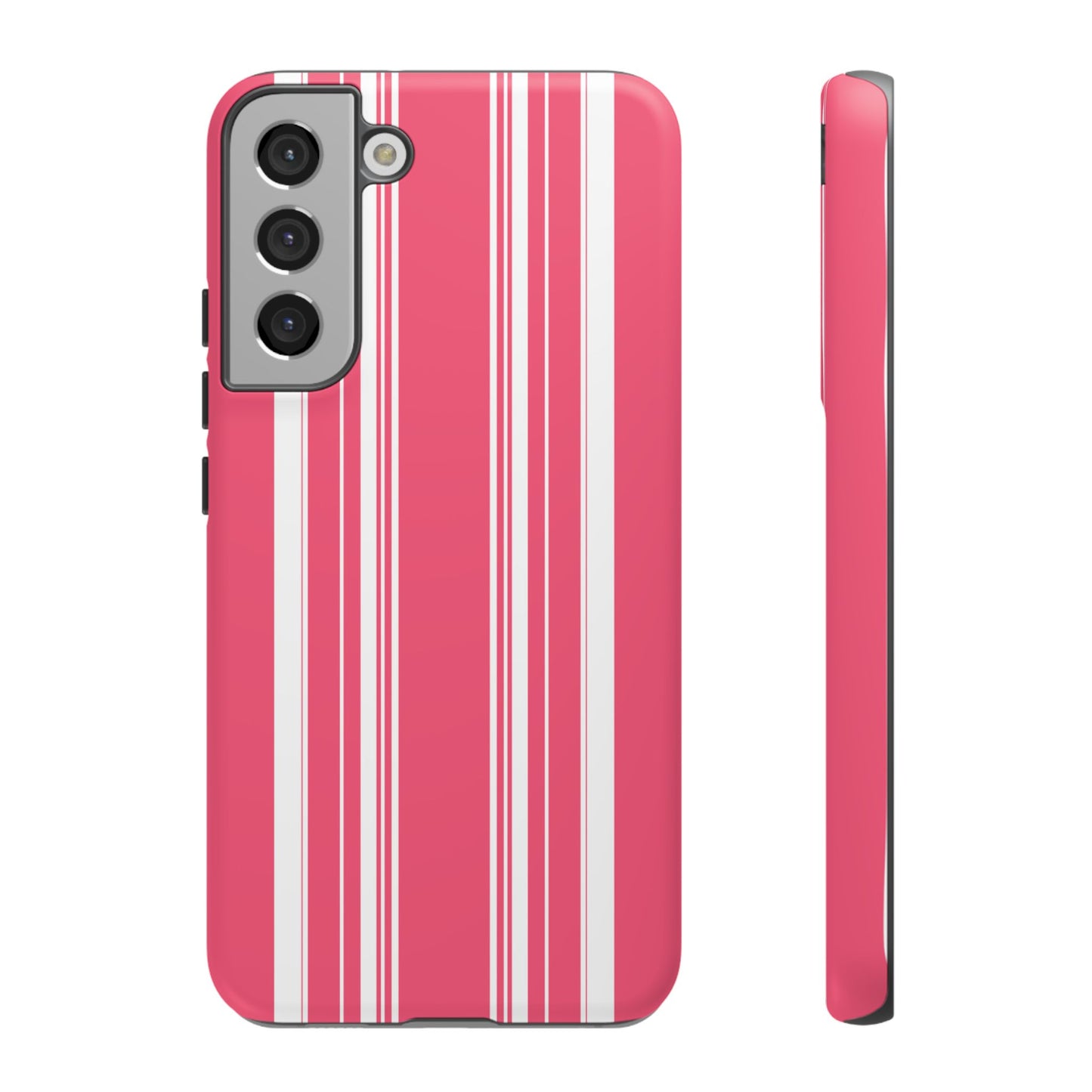 Pink Prep Stripe Tough Phone Case