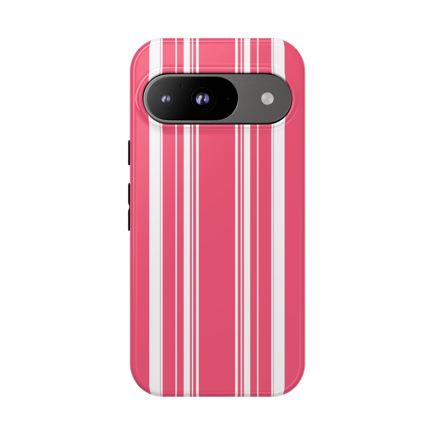 Pink Prep Stripe Tough Phone Case