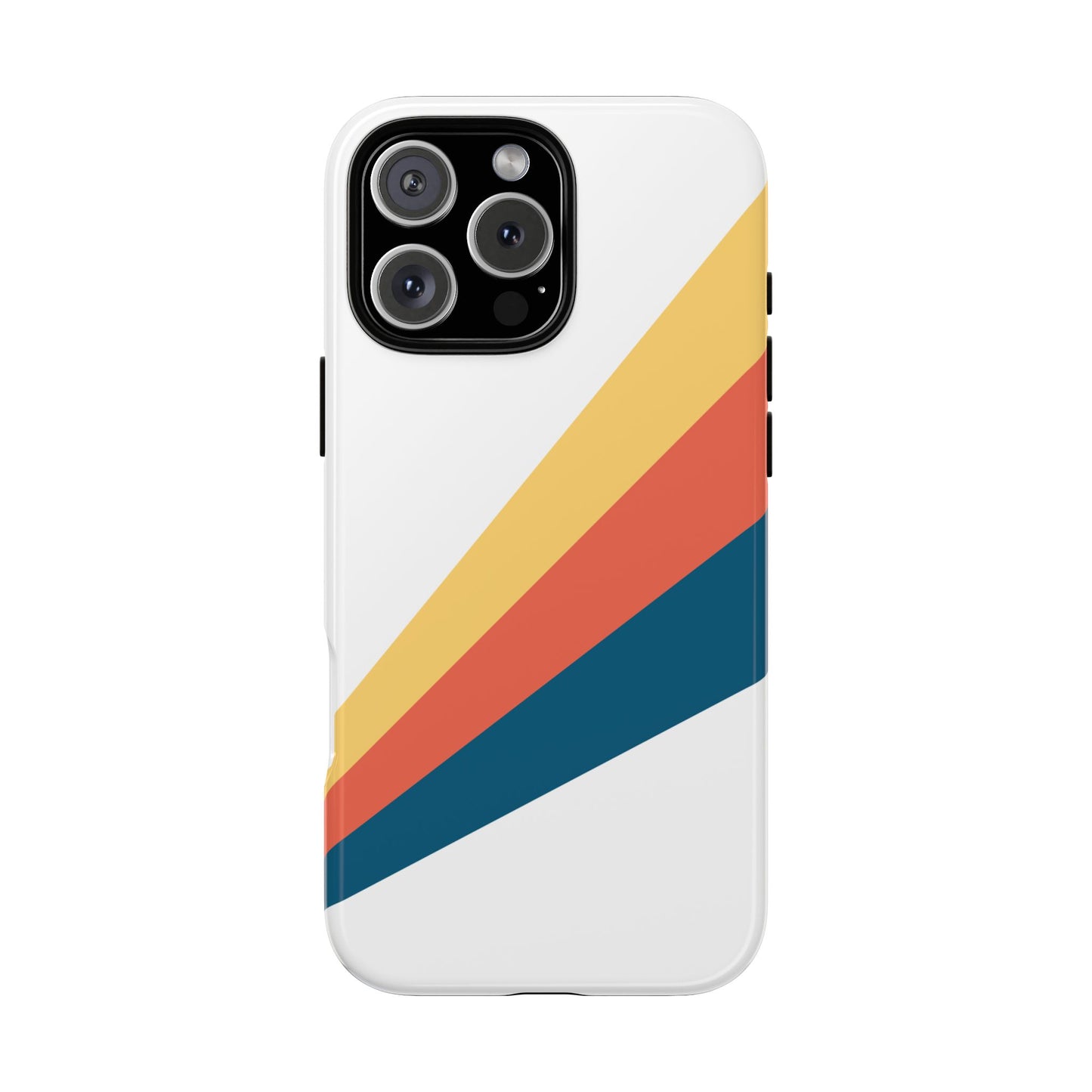 Diagonal Color Stripe Tough Phone Case