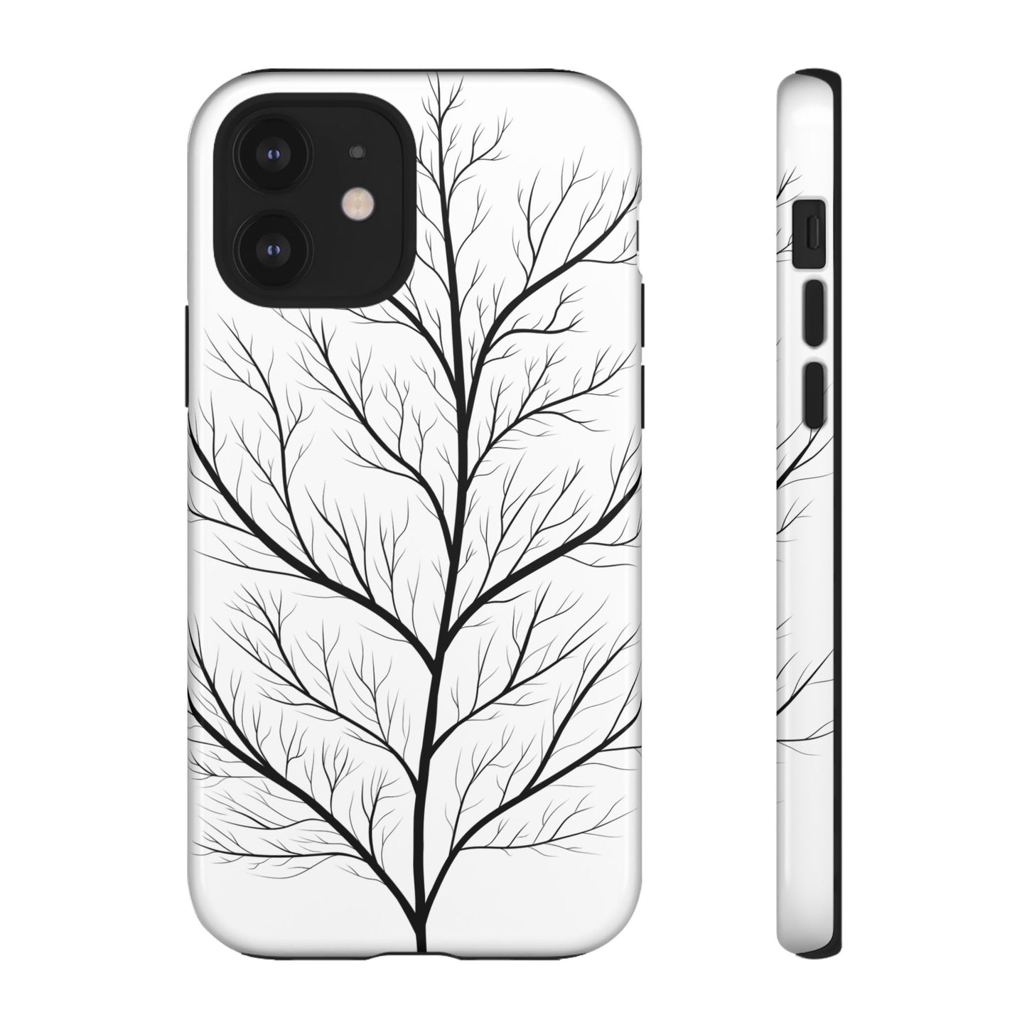 Black Branch Tree Tough Phone Case