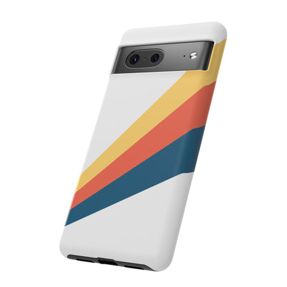 Diagonal Color Stripe Tough Phone Case
