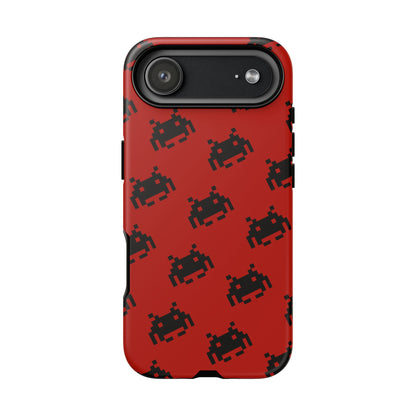 Red Pixel Alien Tough Phone Case