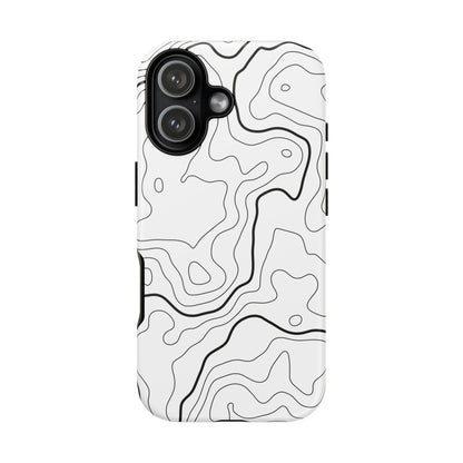 Minimal Topographic Tough Phone Case