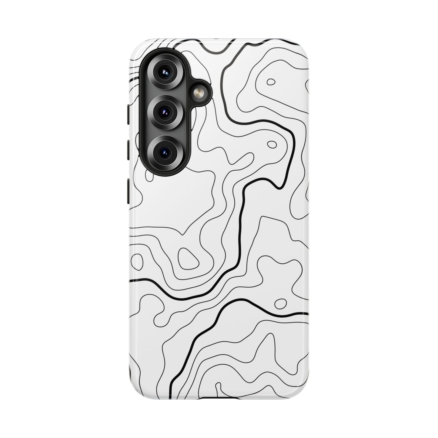 Minimal Topographic Tough Phone Case