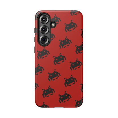Red Pixel Alien Tough Phone Case