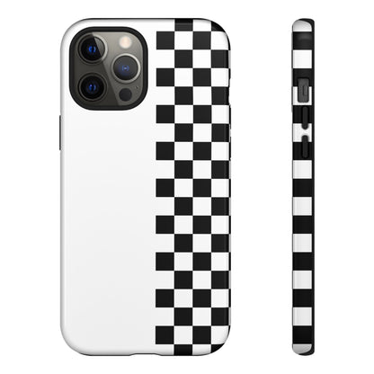 Checker Stripe Tough Phone Case