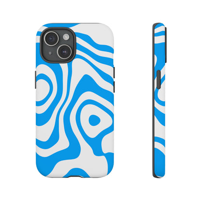 Blue Contour Tough Phone Case
