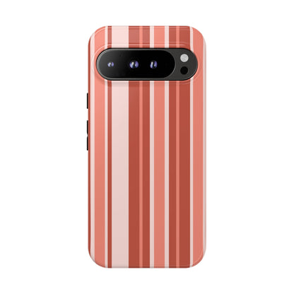 Terracotta Stripe Tough Phone Case