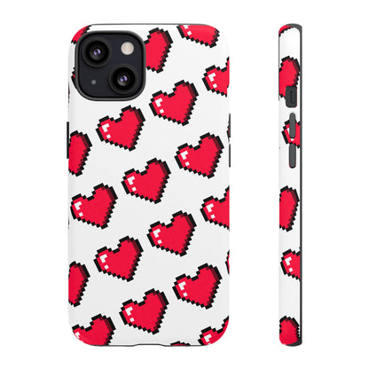 Pixel Heart Tough Phone Case