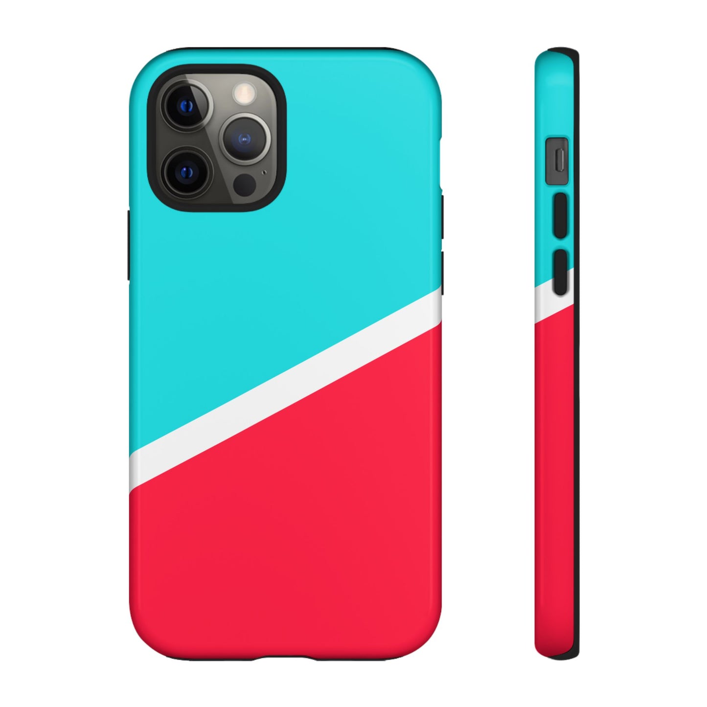 Aqua Pop Colorblock Tough Phone Case