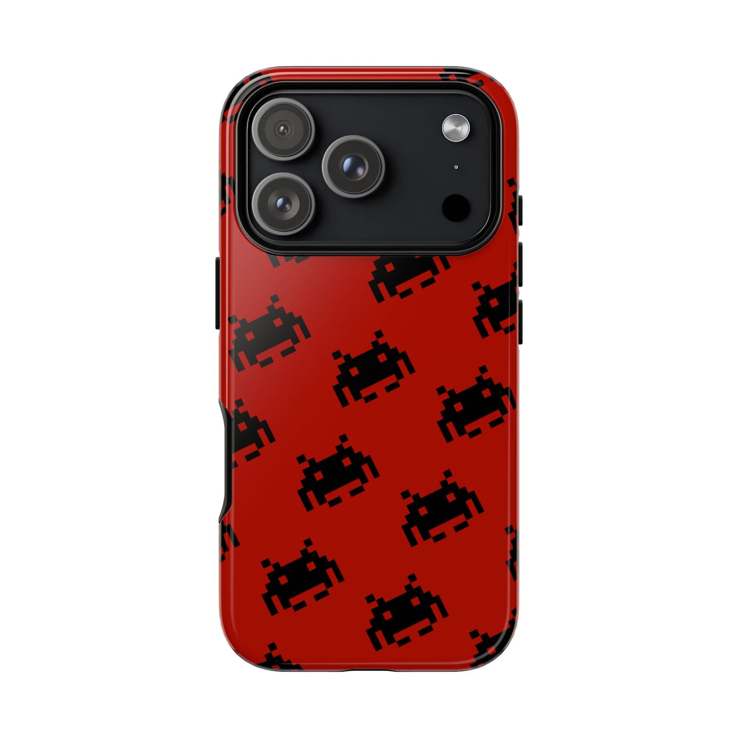 Red Pixel Alien Tough Phone Case