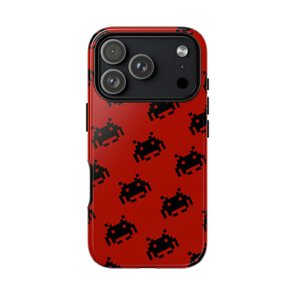 Red Pixel Alien Tough Phone Case