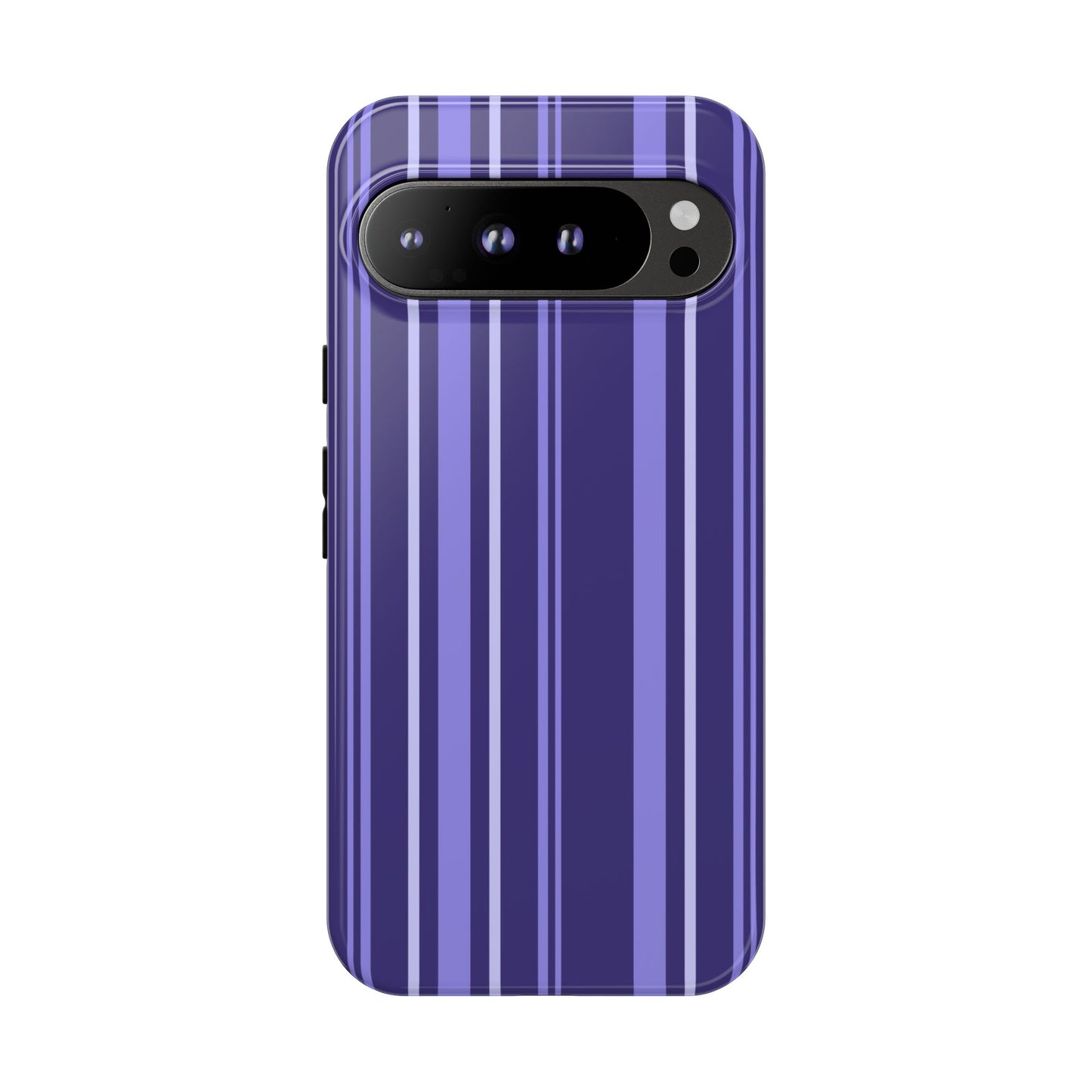 Berry Violet Stripe Tough Phone Case