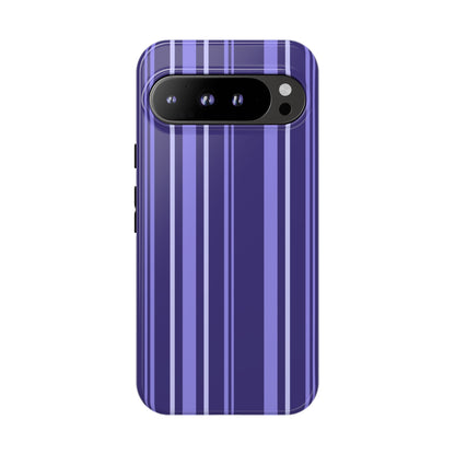 Berry Violet Stripe Tough Phone Case