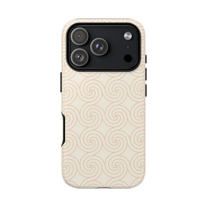 Soft Sand Spiral Tough Phone Case