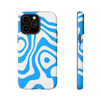 Blue Contour Tough Phone Case
