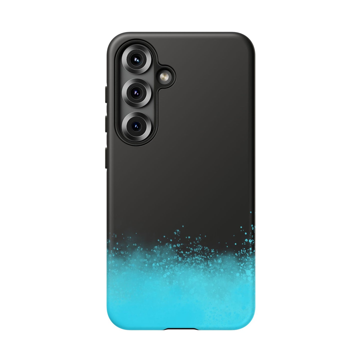 Black Aqua Splash Tough Phone Case