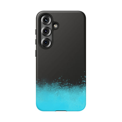 Black Aqua Splash Tough Phone Case