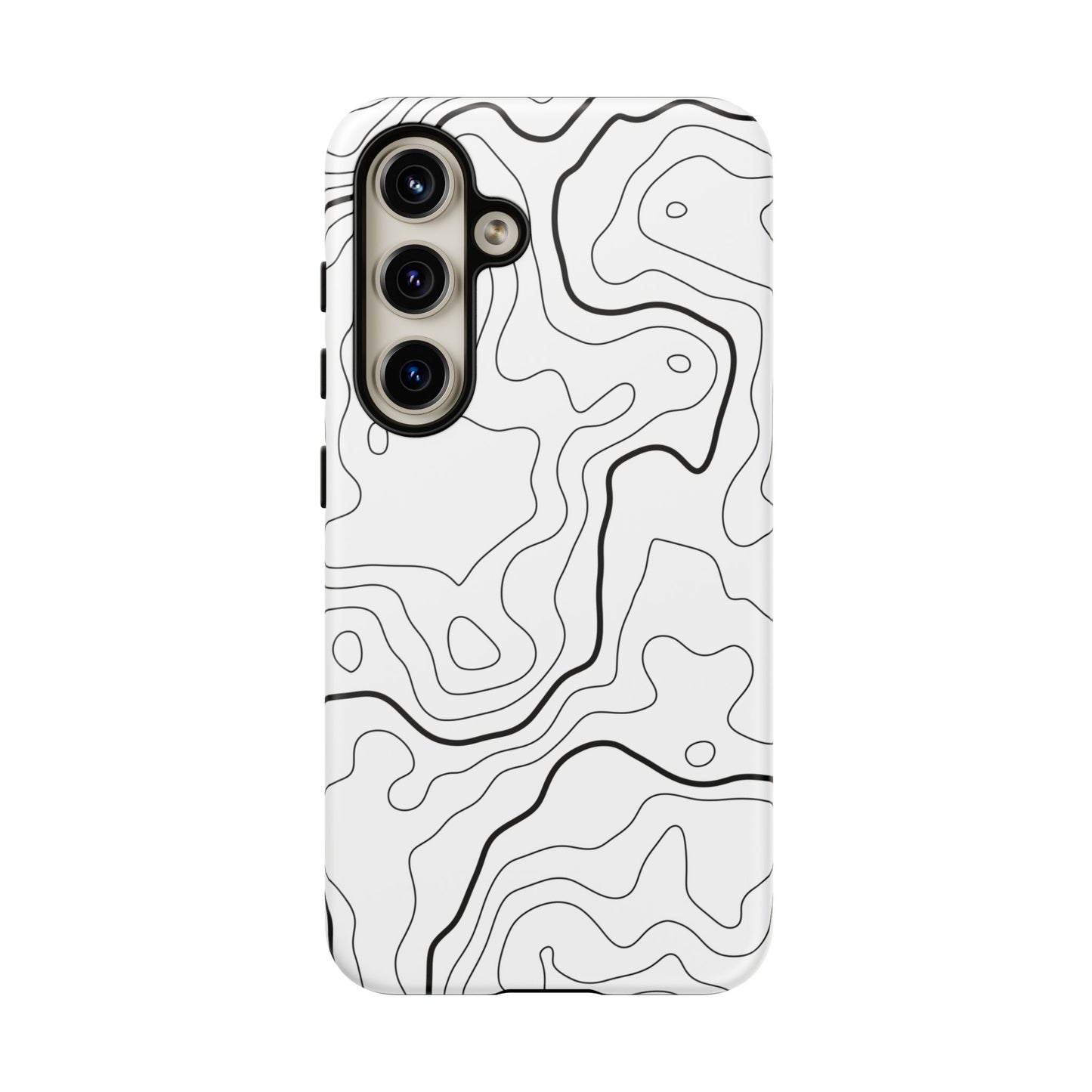 Minimal Topographic Tough Phone Case
