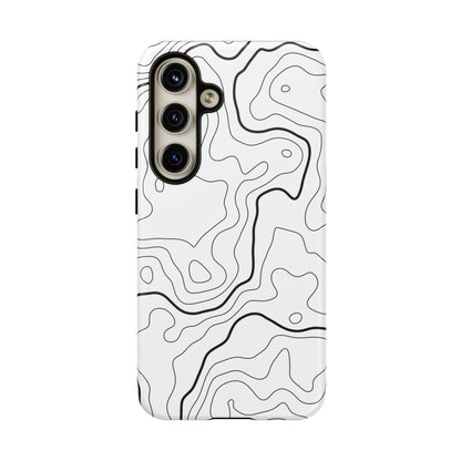 Minimal Topographic Tough Phone Case