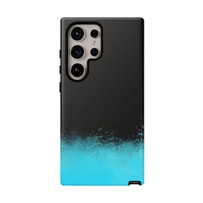 Black Aqua Splash Tough Phone Case