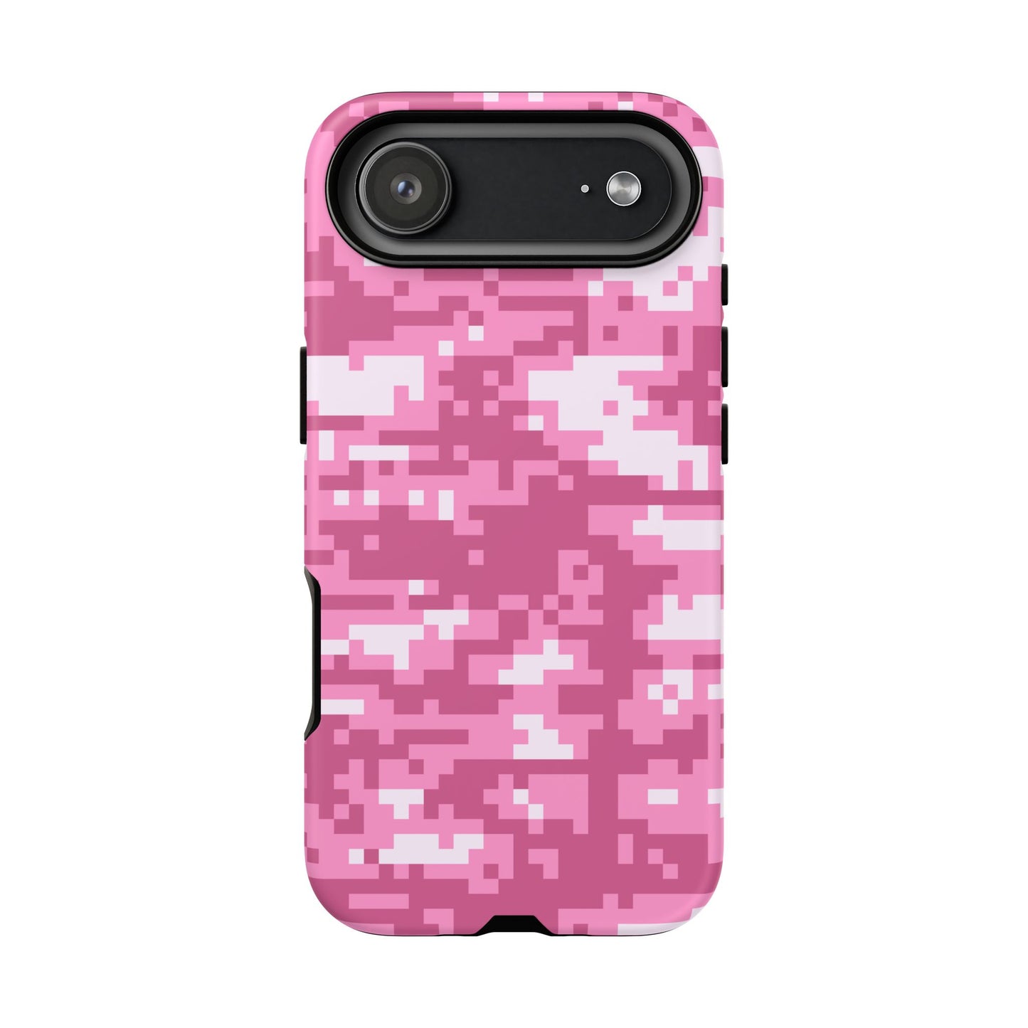 Pink pixel Camo Design Tough Phone Case