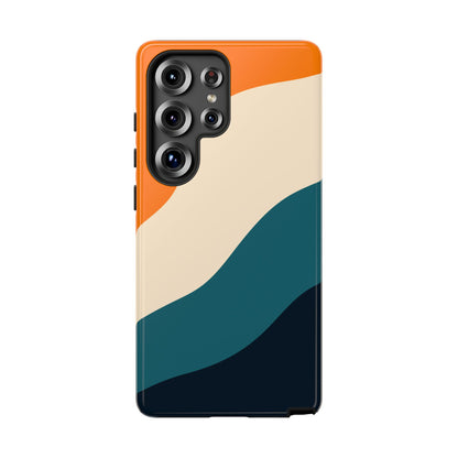 Blue Tide Wave Tough Phone Case