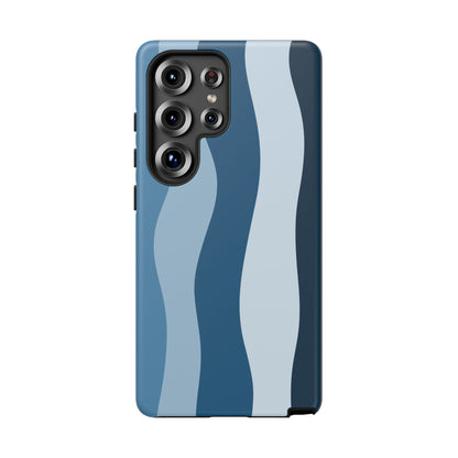 Blue Tide Wave Tough Phone Case