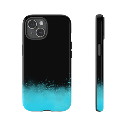 Black Aqua Splash Tough Phone Case