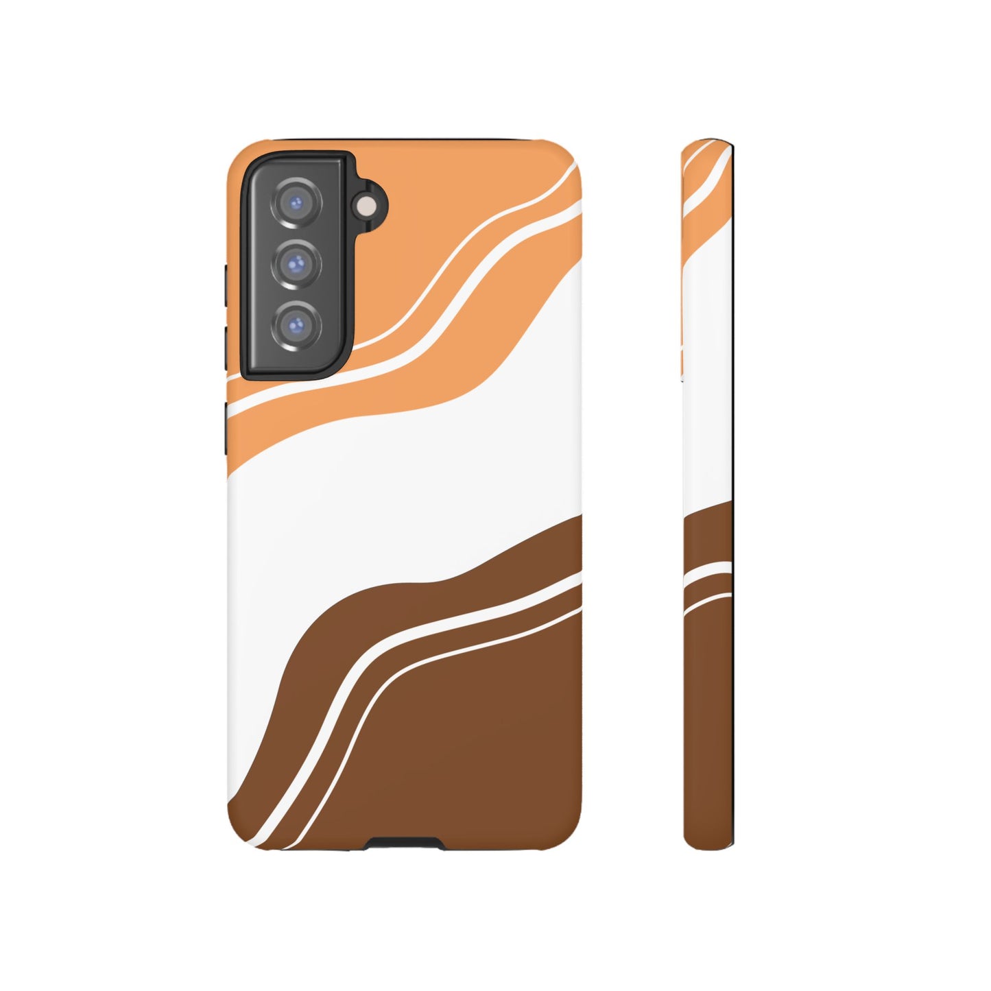 Caramel Cream Wave Tough Phone Case
