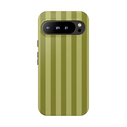 Olive Stripe Tough Phone Case