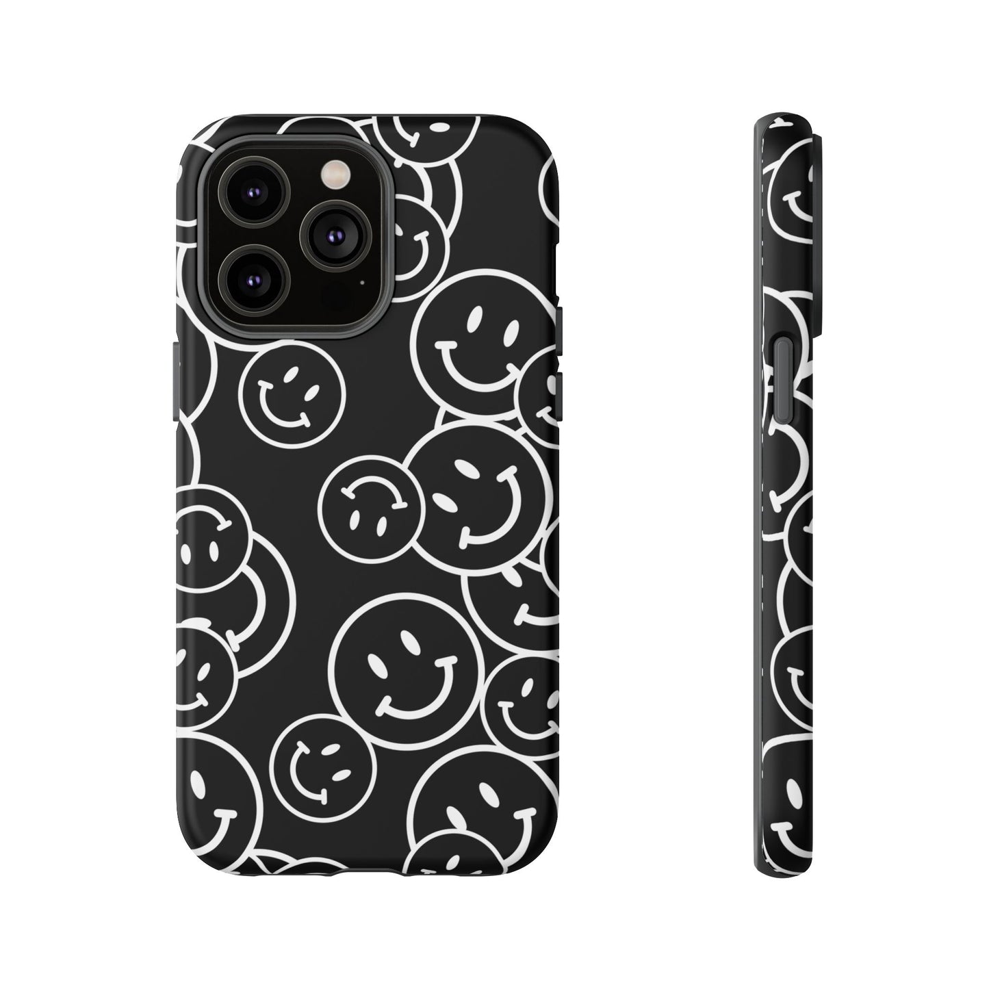 Happy Face Pattern Tough Phone Case