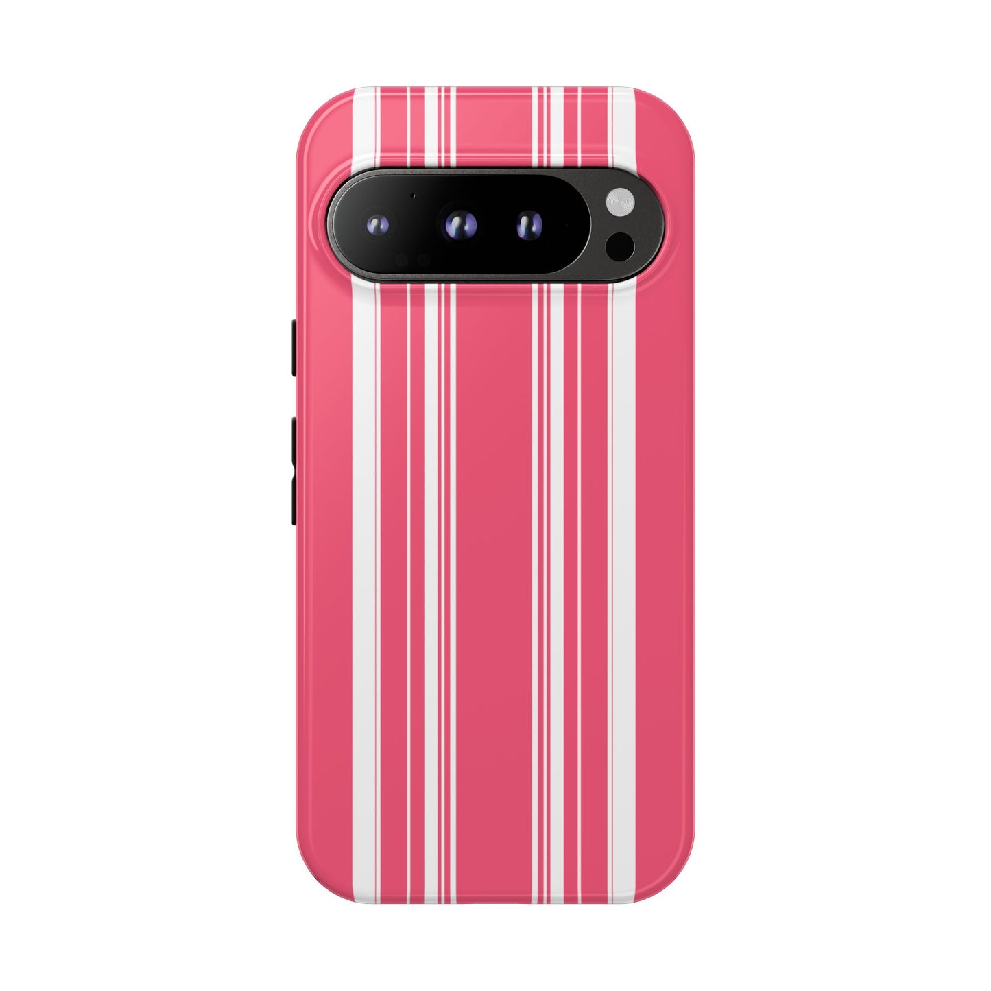 Pink Prep Stripe Tough Phone Case