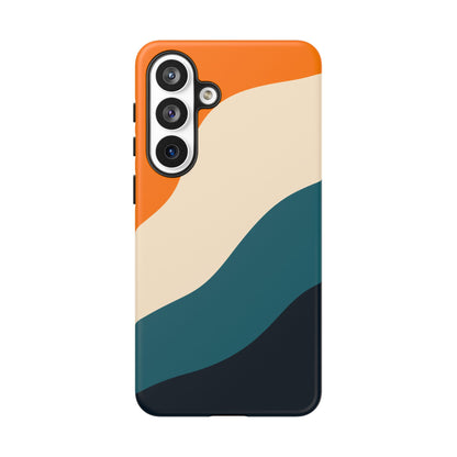 Blue Tide Wave Tough Phone Case