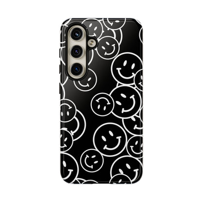 Happy Face Pattern Tough Phone Case