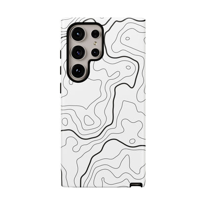 Minimal Topographic Tough Phone Case