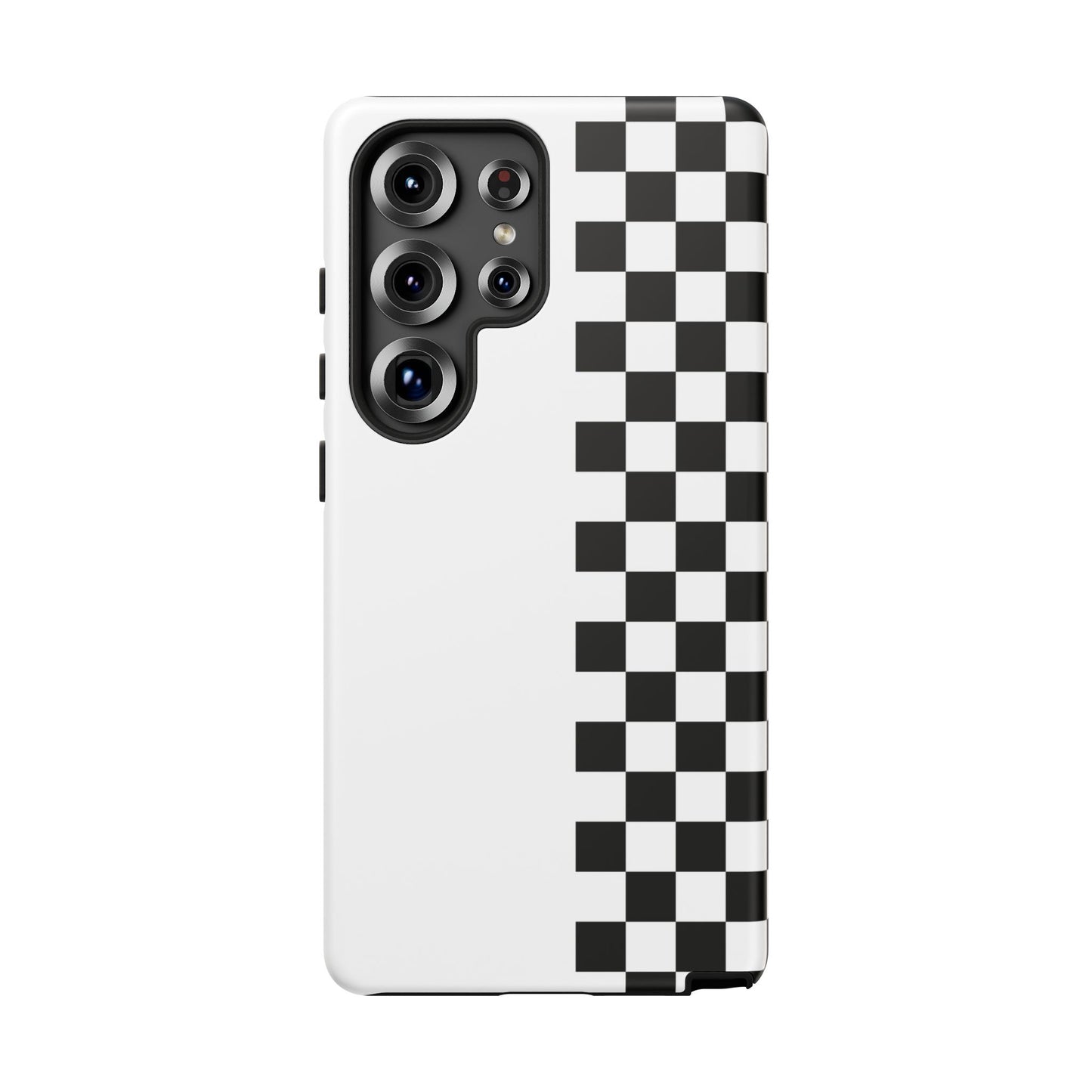 Checker Stripe Tough Phone Case