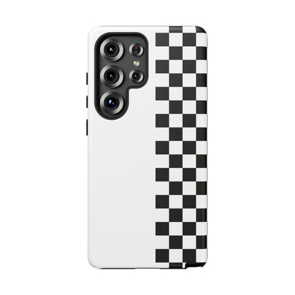 Checker Stripe Tough Phone Case
