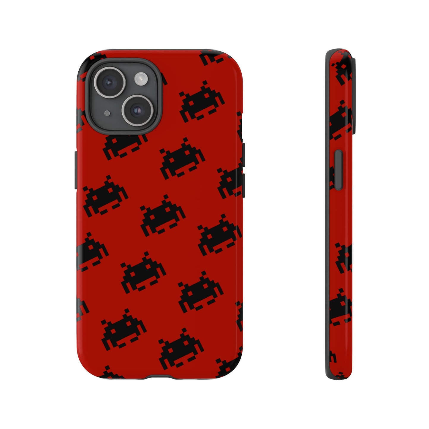 Red Pixel Alien Tough Phone Case
