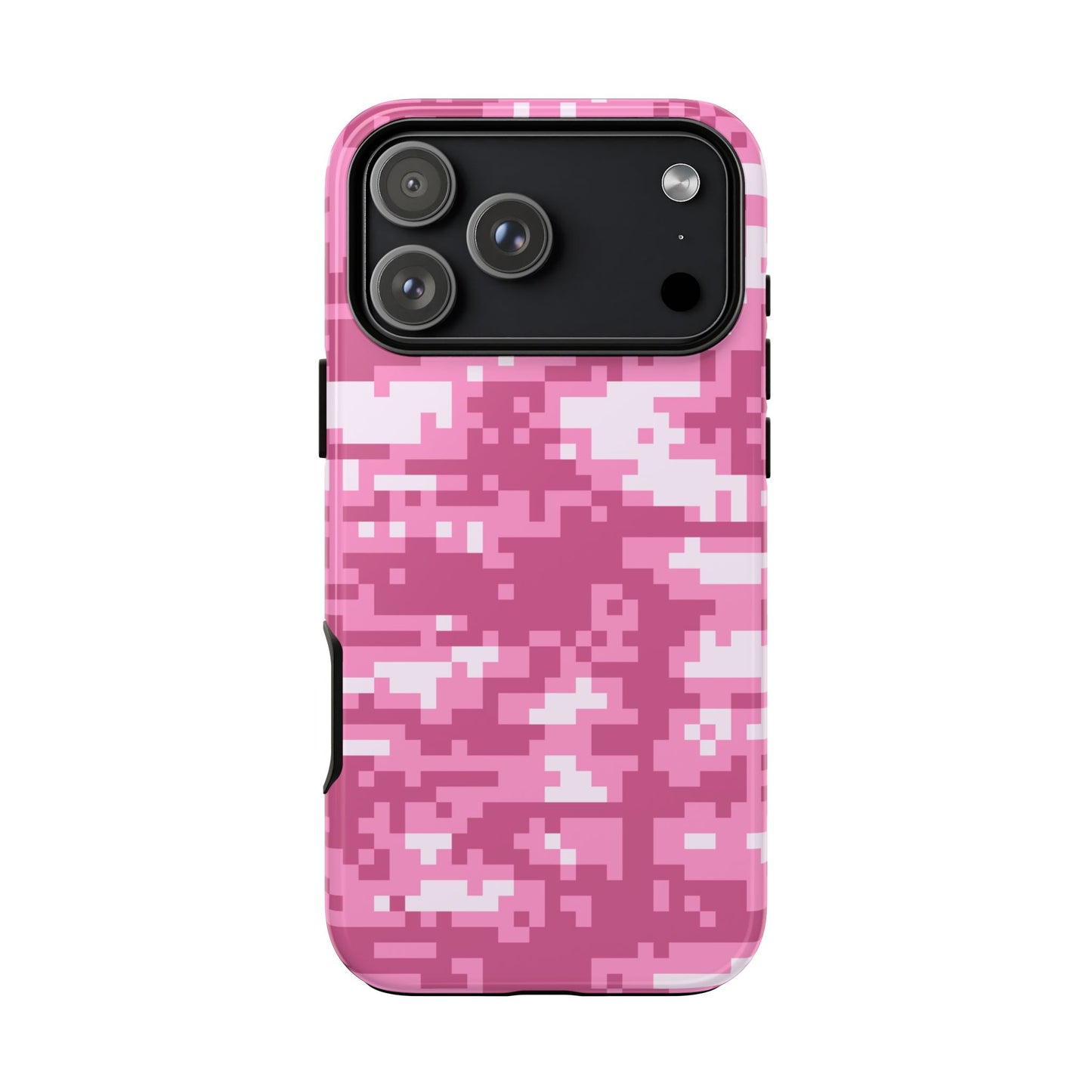 Pink pixel Camo Design Tough Phone Case