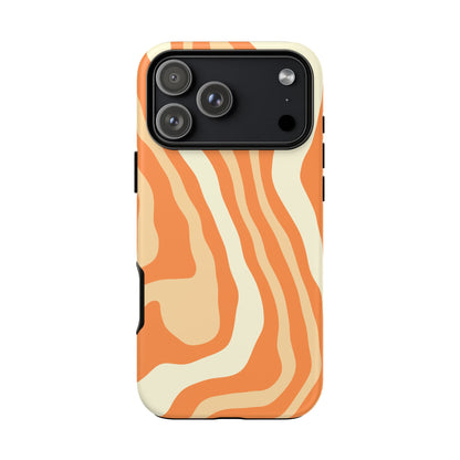 Peach Cream Swirl Tough Phone Case