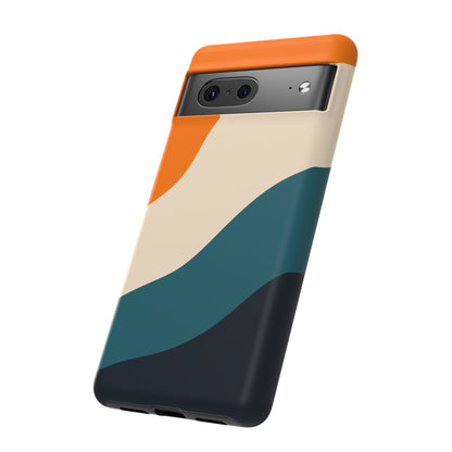 Blue Tide Wave Tough Phone Case
