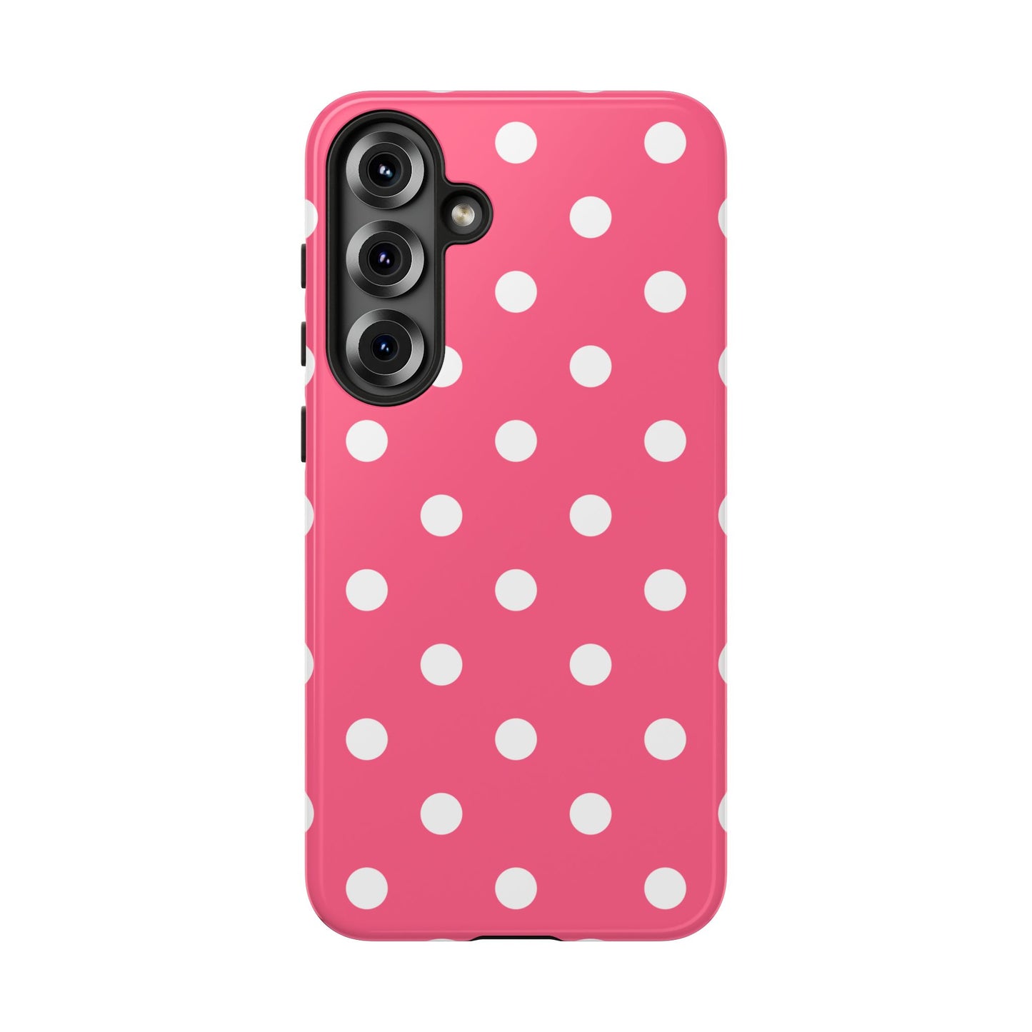 Bubblegum Pink Polka Dot Tough Phone Case